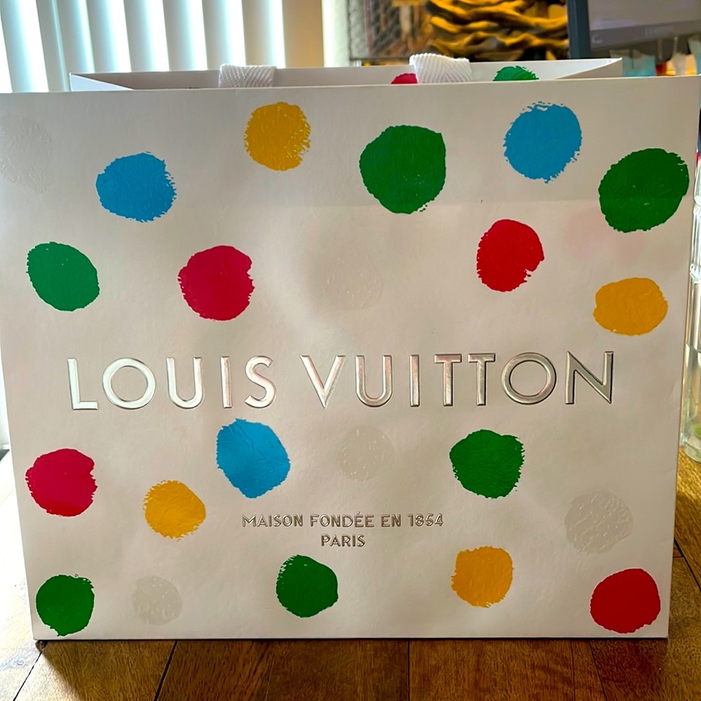 LV X Yayoi Kusama shopping bag